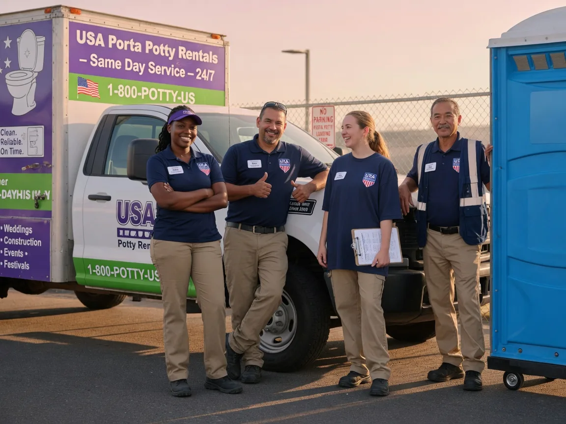Porta Potty Rental company in River Pines, CA